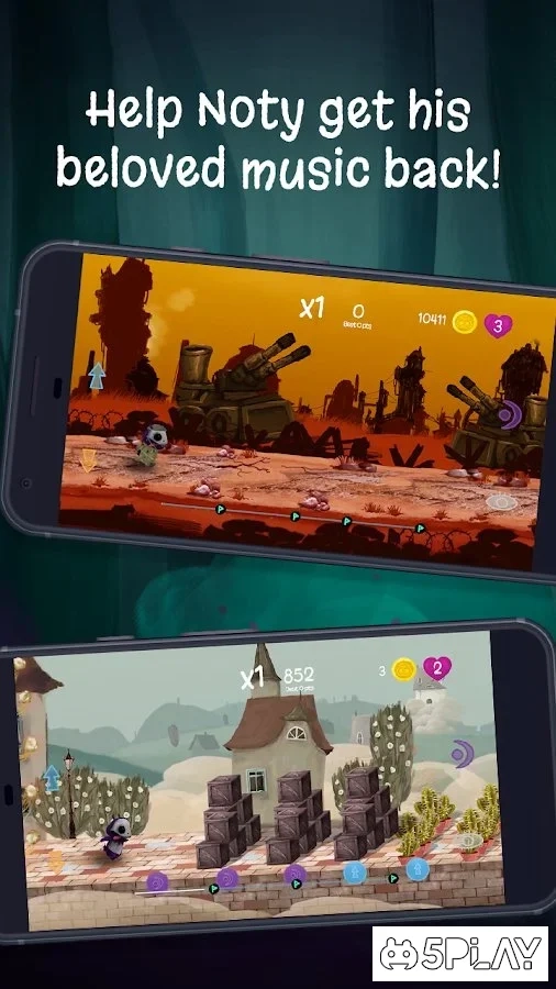 Скриншот Run the Beat: Rhythm Adventure Tapping Game