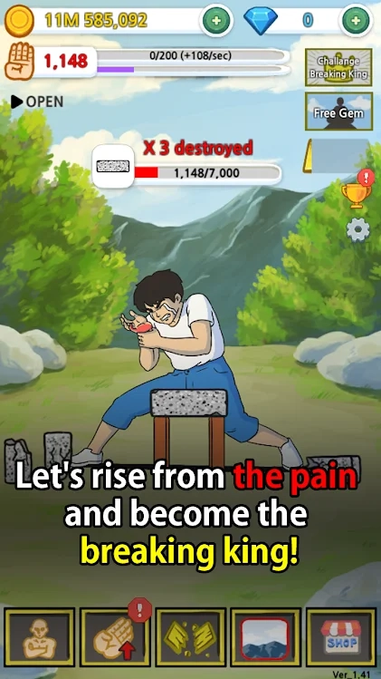 Скриншот Tap Tap Breaking: Break Everything Clicker Game