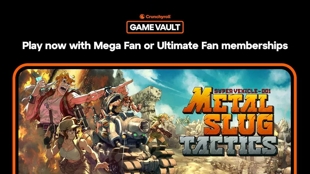 Скриншот Crunchyroll: Metal Slug Tactics