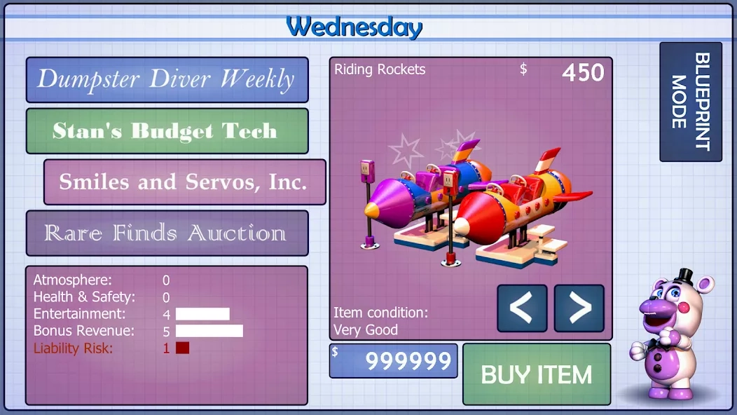 Скриншот FNaF 6: Pizzeria Simulator