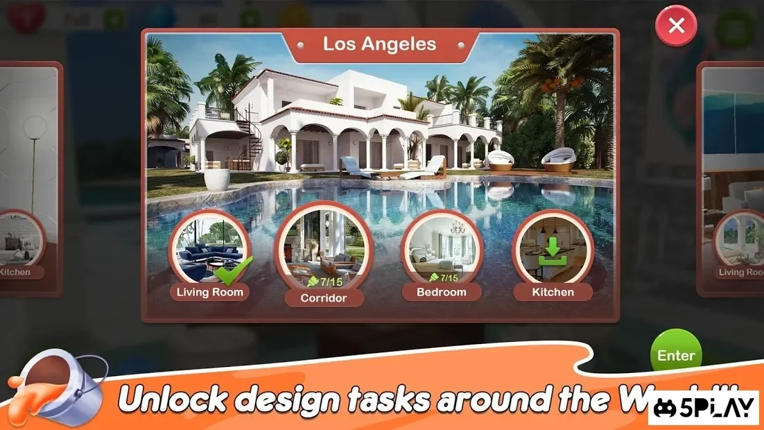 Скриншот Home Paint: Color by Number & My Dream Home Design