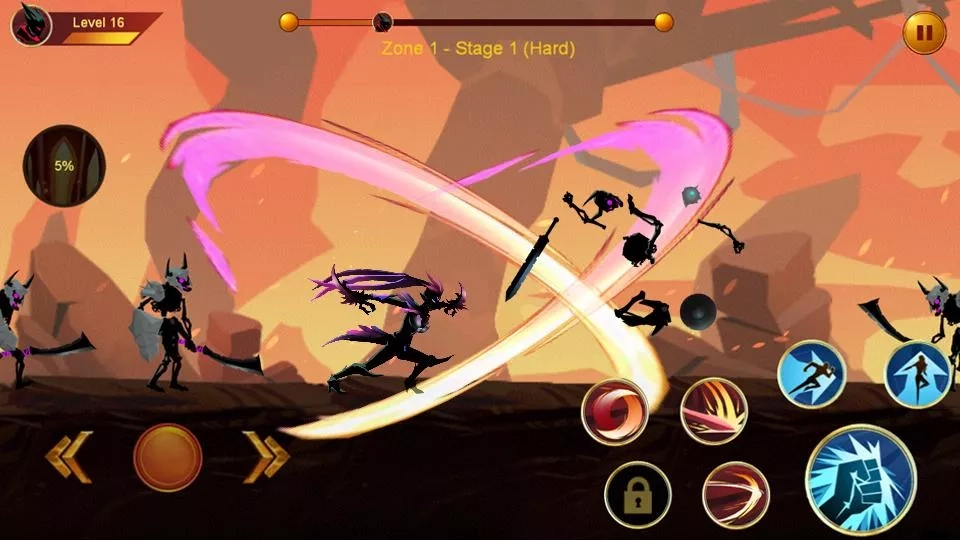 Скриншот Shadow fighter 2: Shadow &amp; ninja fighting games