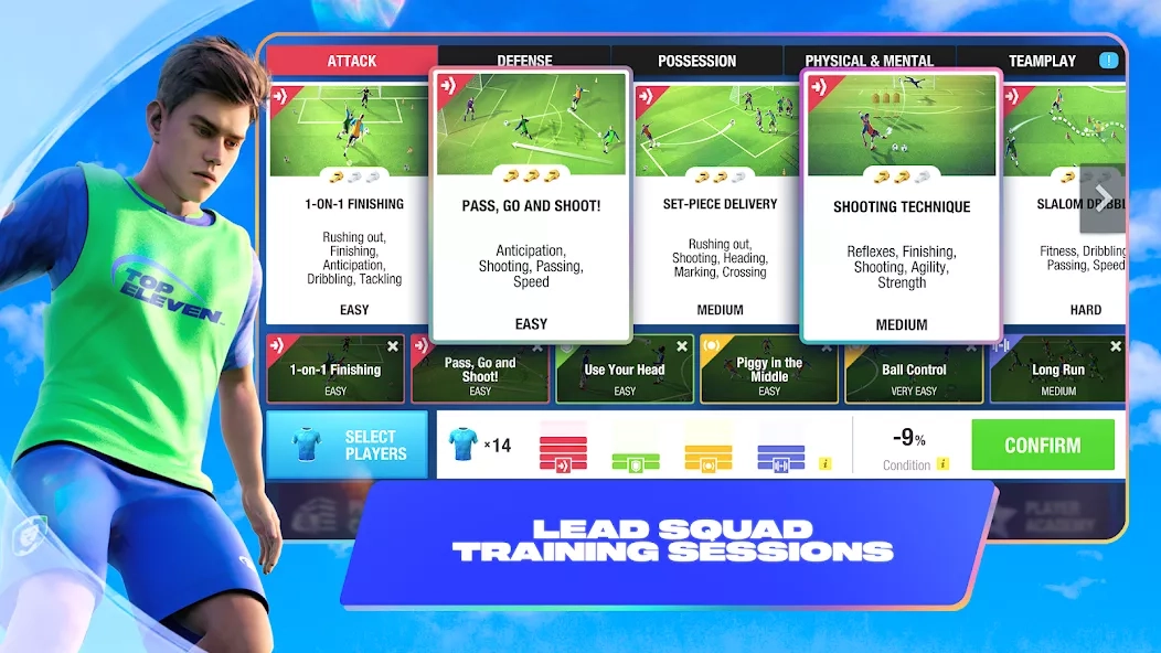 Скриншот Top Eleven Be a Soccer Manager