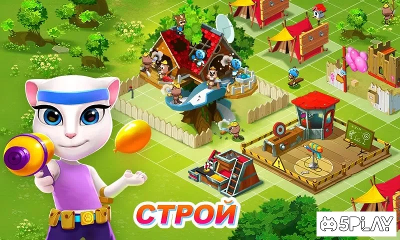 Скриншот Говорящий Том: водная битва