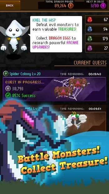 Скриншот Dragon Keepers - Fantasy Clicker Game