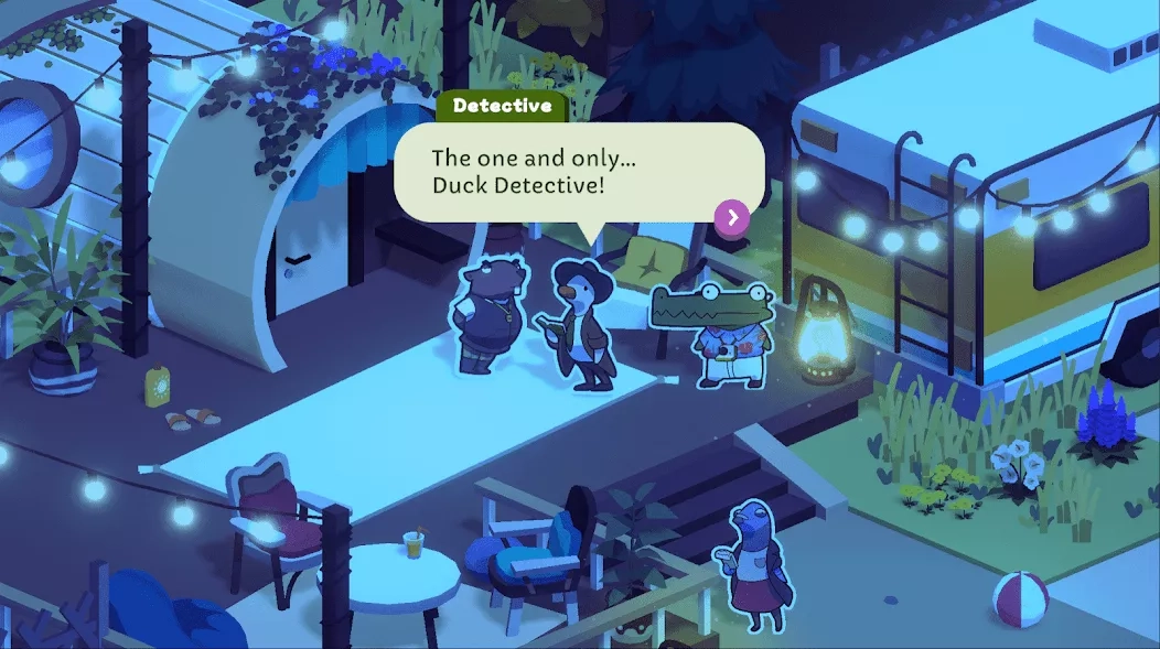 Скриншот Duck Detective: Ghost Glamping