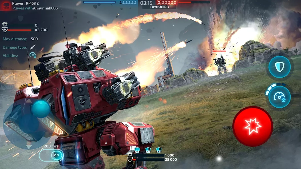 Скриншот Robot Warfare: Battle Mechs