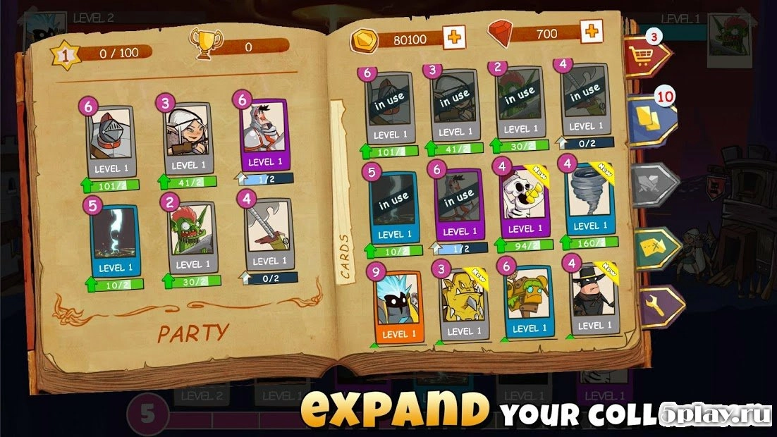 Скриншот BeCastle: Castle Defense в игре Card Battle
