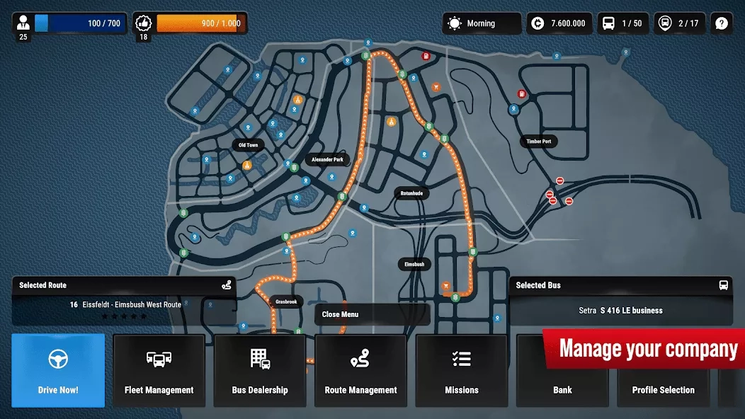 Скриншот Bus Simulator City Ride