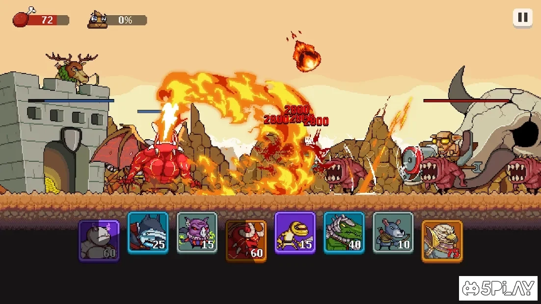 Скриншот Monsters War: Epic TD Strategy Offline Games