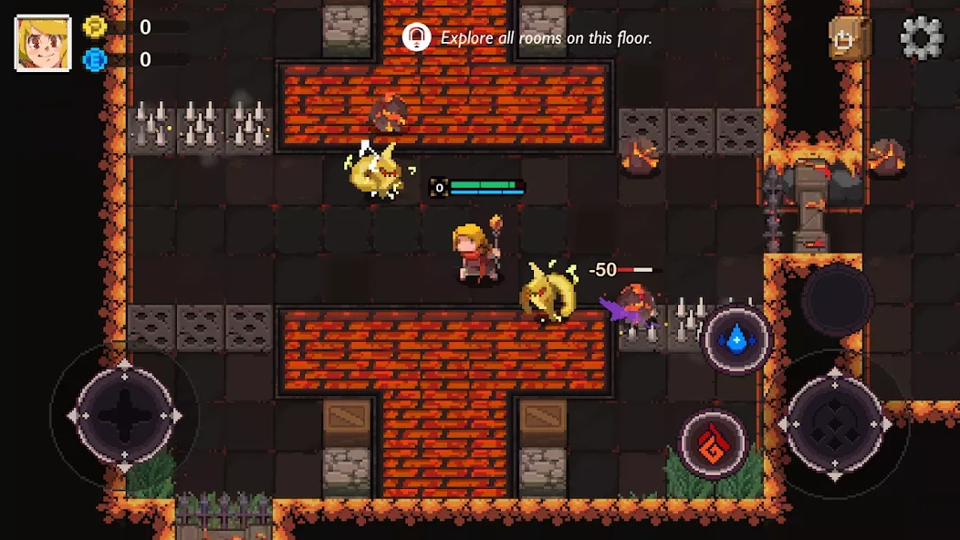 Скриншот Elemental Dungeon: Roguelike