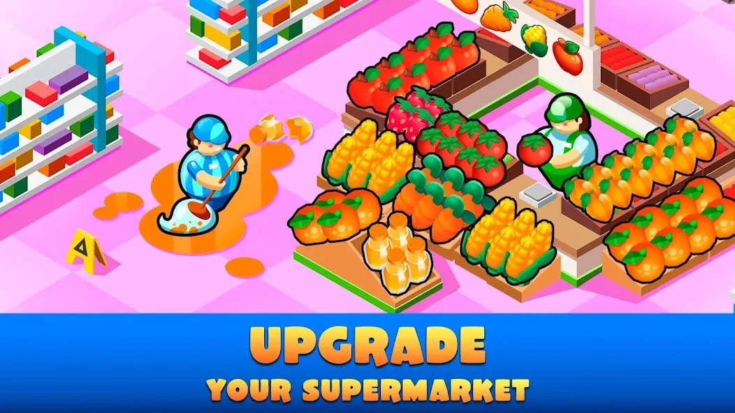 Скриншот Idle Supermarket Tycoon