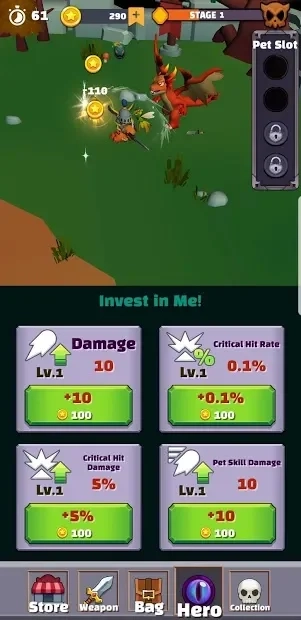 Скриншот Merge Monster : Idle Hero