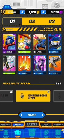 Скриншот TRANSFORMERS: Tactical Arena