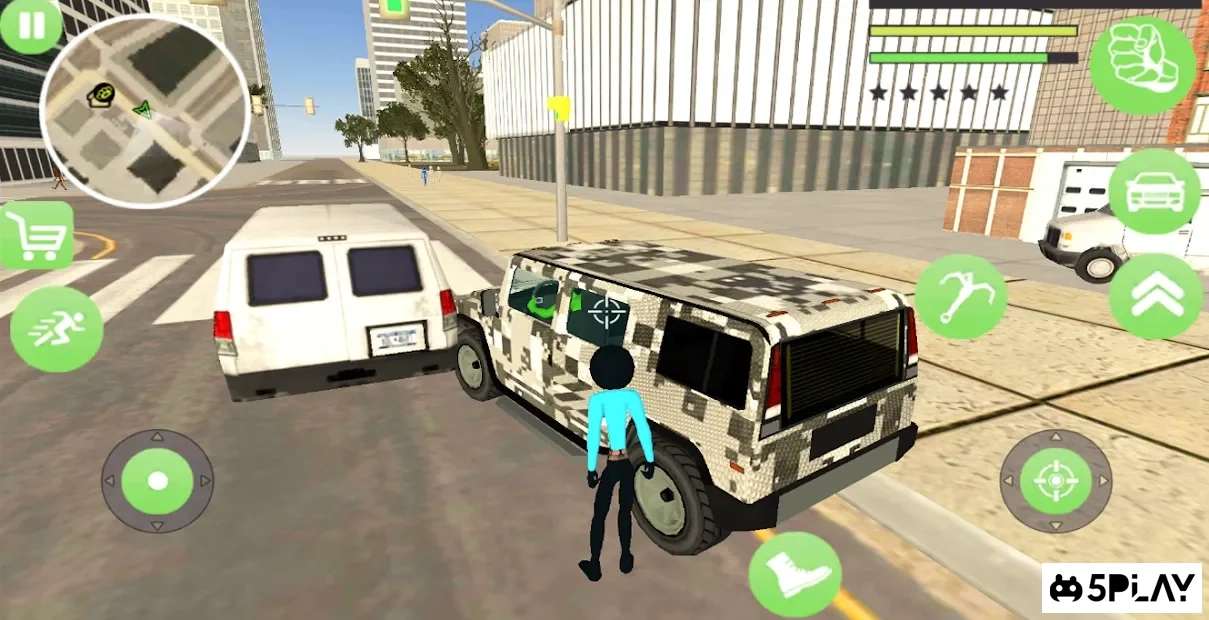Скриншот Police Stickman Rope Hero Gangstar Crime Mafia