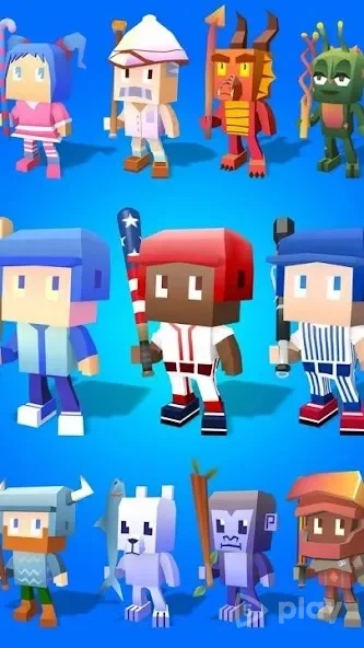 Скриншот Blocky Baseball