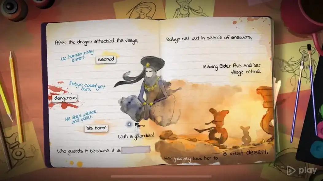 Скриншот Crunchyroll: Lost Words
