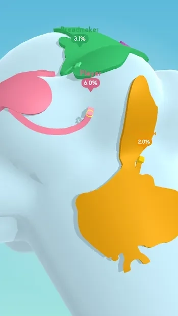 Скриншот Paper.io 3D