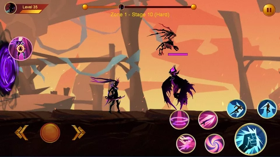 Скриншот Shadow fighter 2: Shadow &amp; ninja fighting games