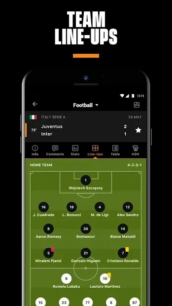 Скриншот LiveScore: Live Sports Scores