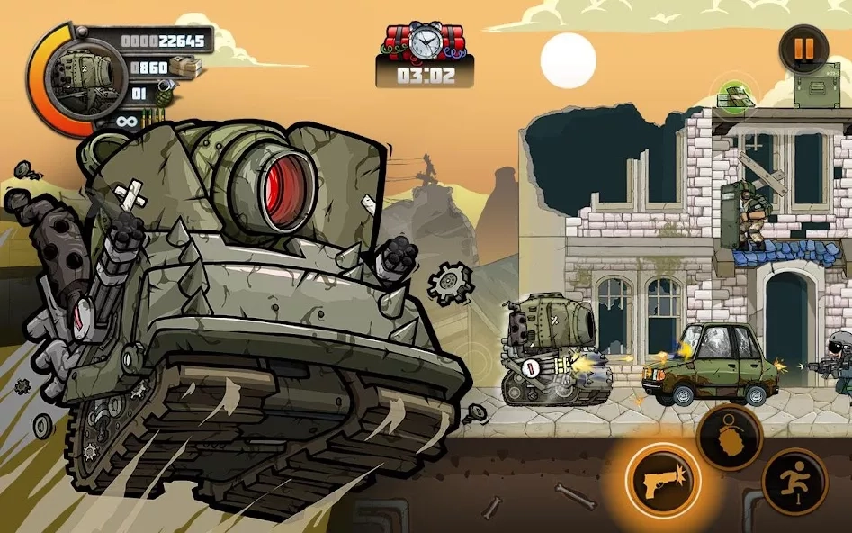 Скриншот Metal Soldiers 2
