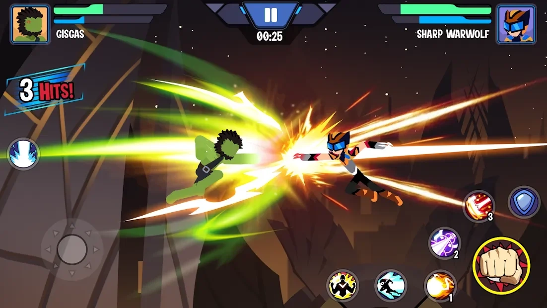 Скриншот Stickman Heroes Fight - Super Stick Warriors