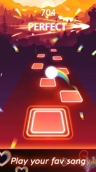 Скриншот Tiles Hop: EDM Rush!