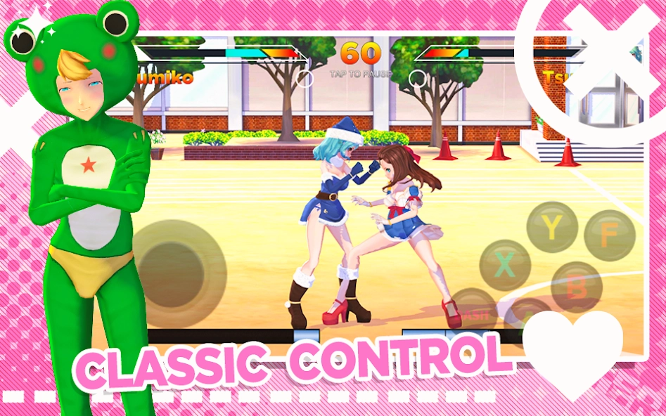 Скриншот High School Girl Anime Fighter