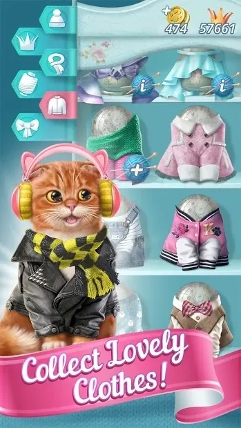 Скриншот Knittens: Sweet Match 3 Puzzles & Adorable Kittens