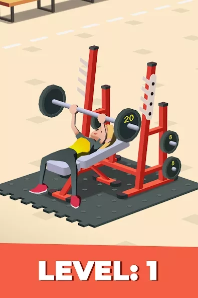 Скриншот Idle Fitness Gym Tycoon – Workout Simulator Game