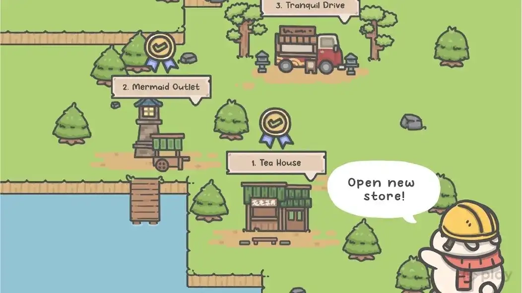 Скриншот Tsuki Tea House: Idle Journey