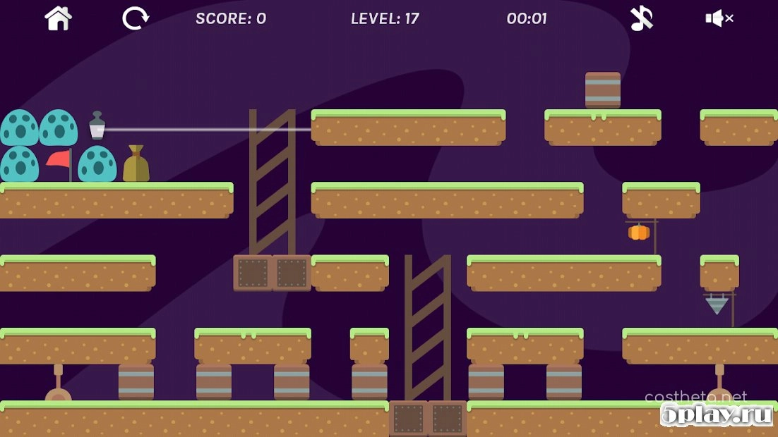 Скриншот AntiGavity Puzzle Game (a game of logic)