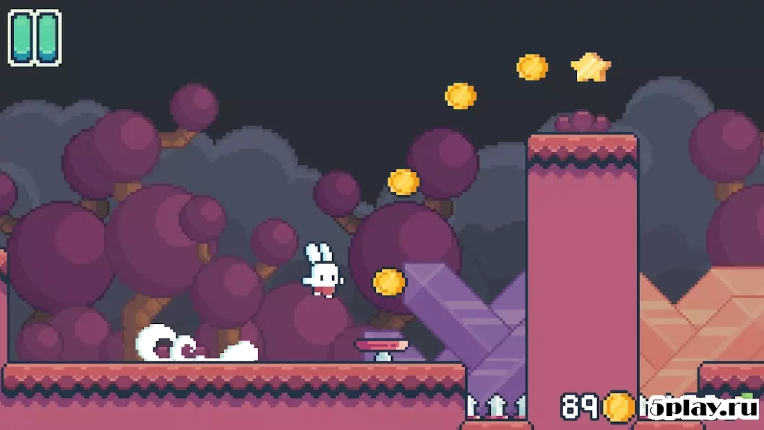 Скриншот Yeah Bunny 2 - pixel retro arcade platformer