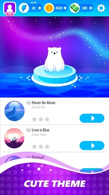 Скриншот Catch Tiles Magic Piano: Music Game