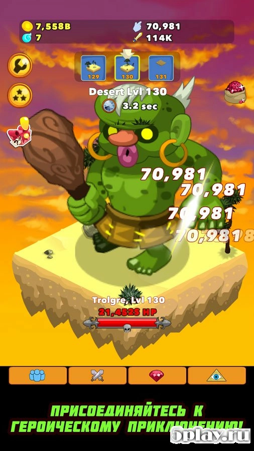 Скриншот Clicker Heroes