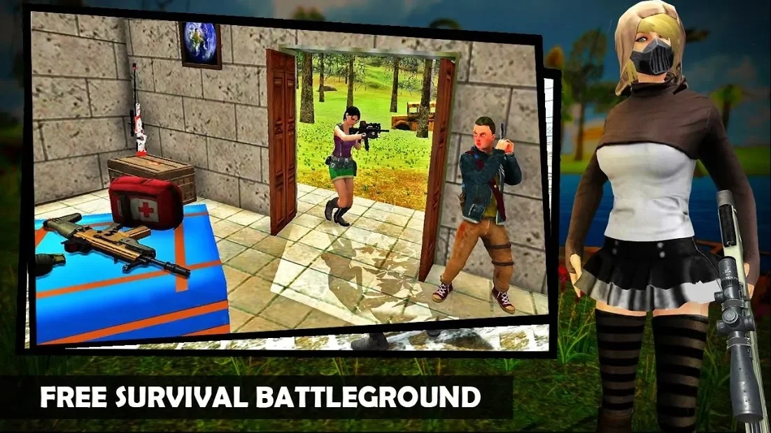 Скриншот Unknown Squad Survival: Free Fire Battleground