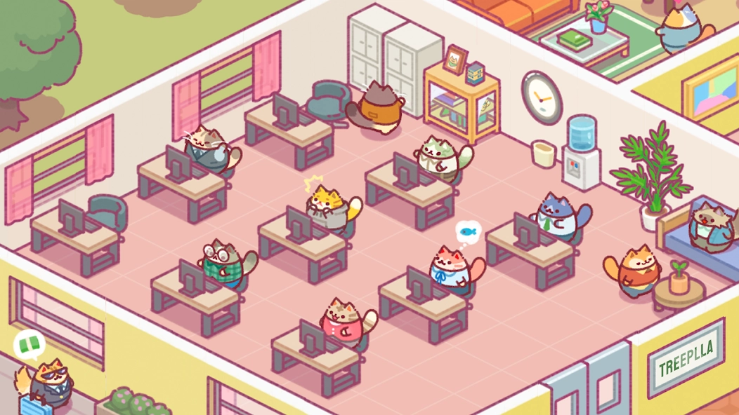 Скриншот Office Cat: Idle Tycoon Game