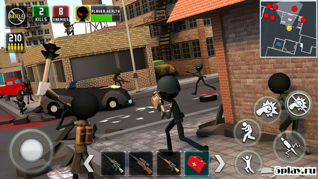 Скриншот Stickman Royale : World War Battle