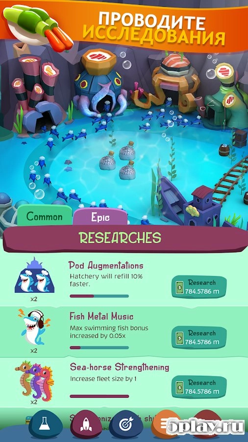 Скриншот Tiny Sharks Idle Clicker