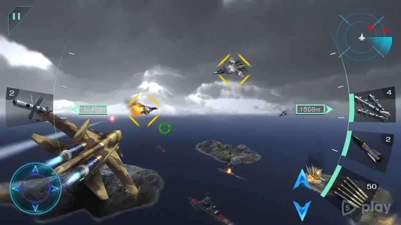 Скриншот Воздушные битвы 3D