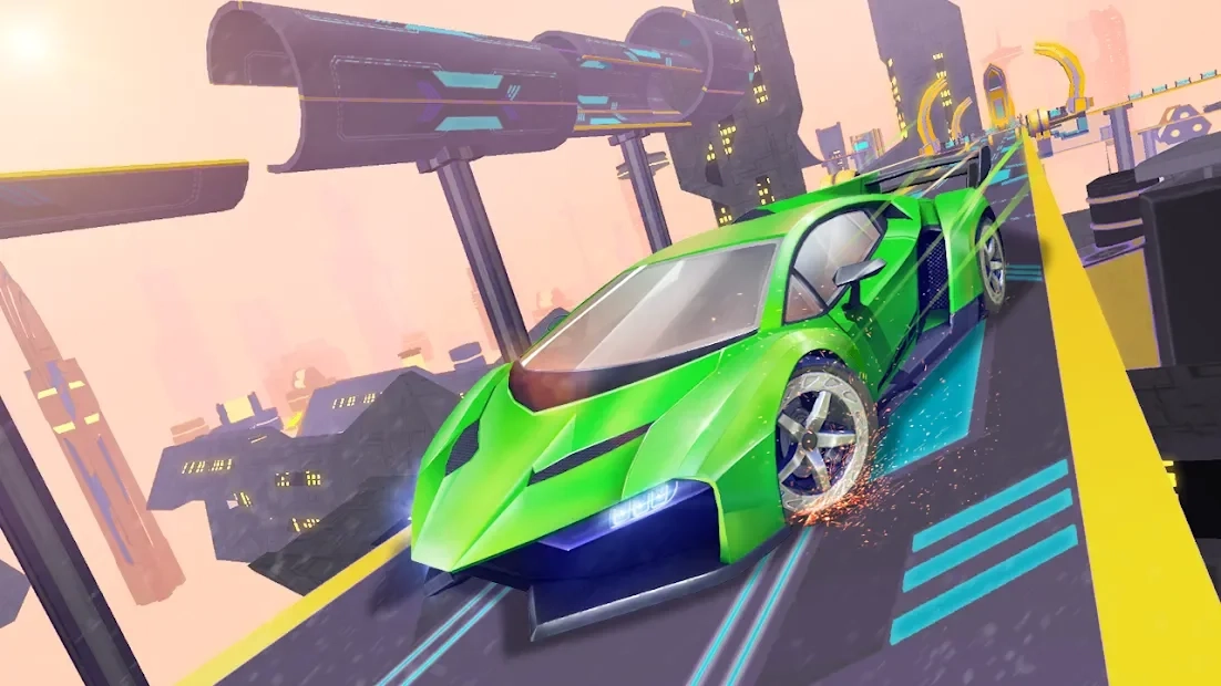 Скриншот Мега рампы - Galaxy Racer