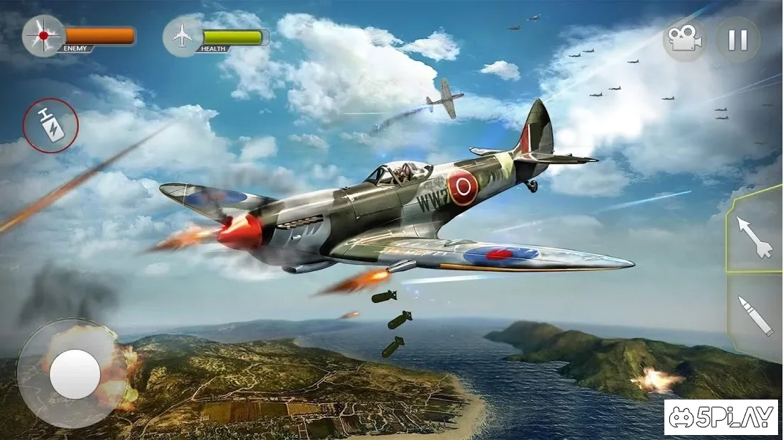 Скриншот Jet War Fighting Shooting Strike: Air Combat Games