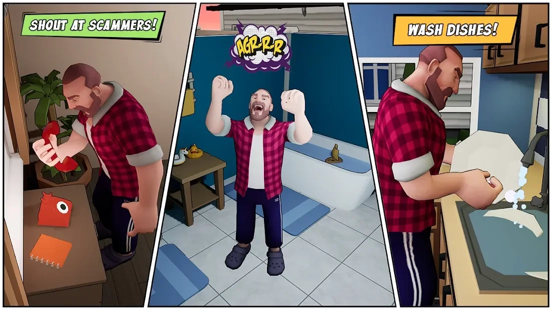 Скриншот Angry Dad