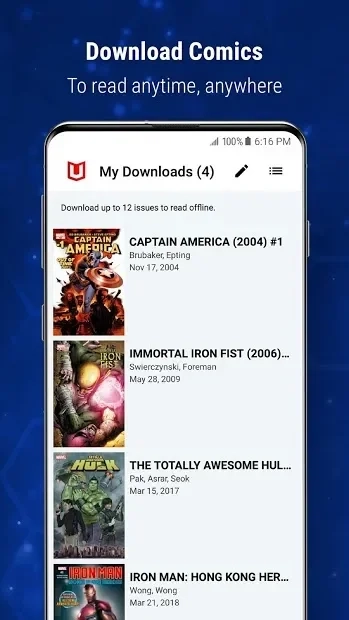 Скриншот Marvel Unlimited