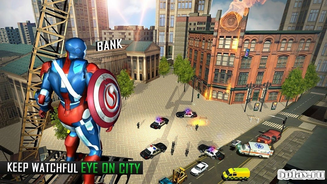Скриншот Super Captain Flying Robot City Rescue Mission
