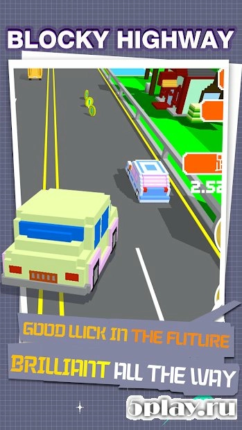 Скриншот Blocky Highway