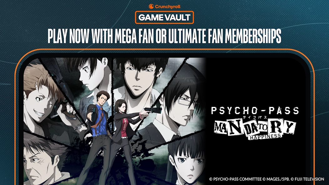 Скриншот Crunchyroll: PSYCHO-PASS