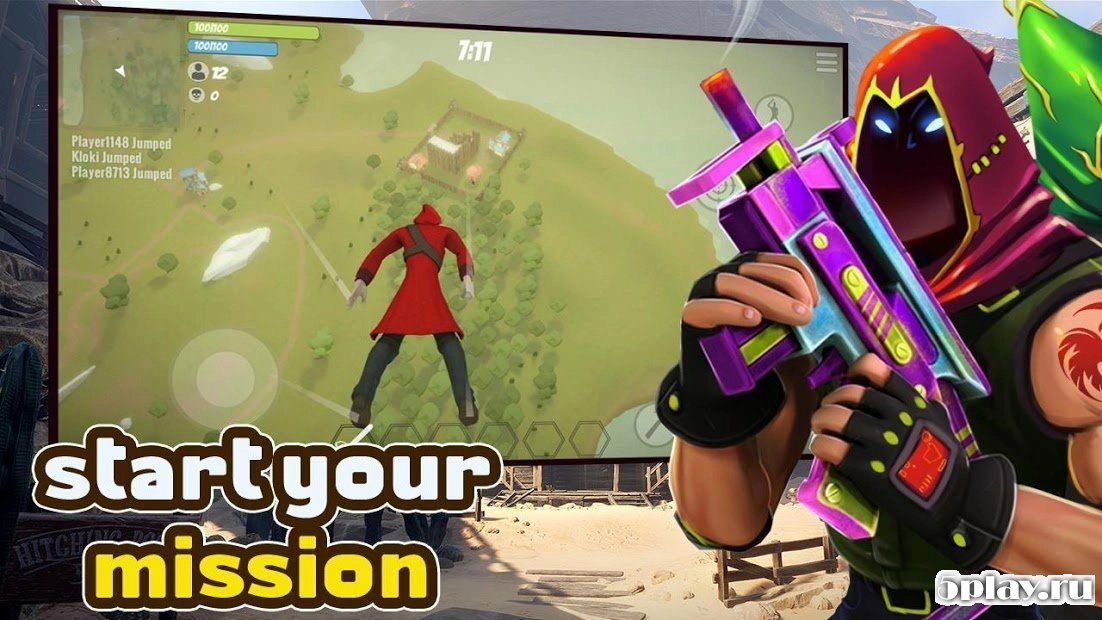 Скриншот FortStrike Battle Royale 3D online Multiplayer