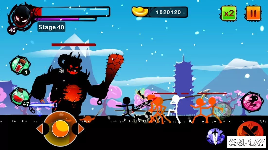 Скриншот Stickman Ghost: Ninja Warrior Action Offline Game