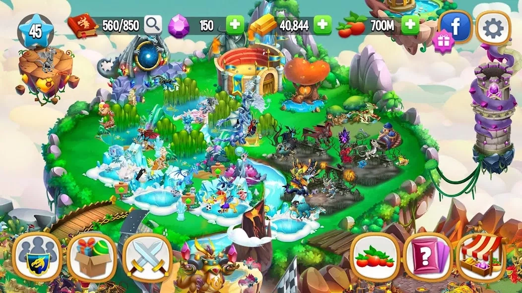 Скриншот Dragon City